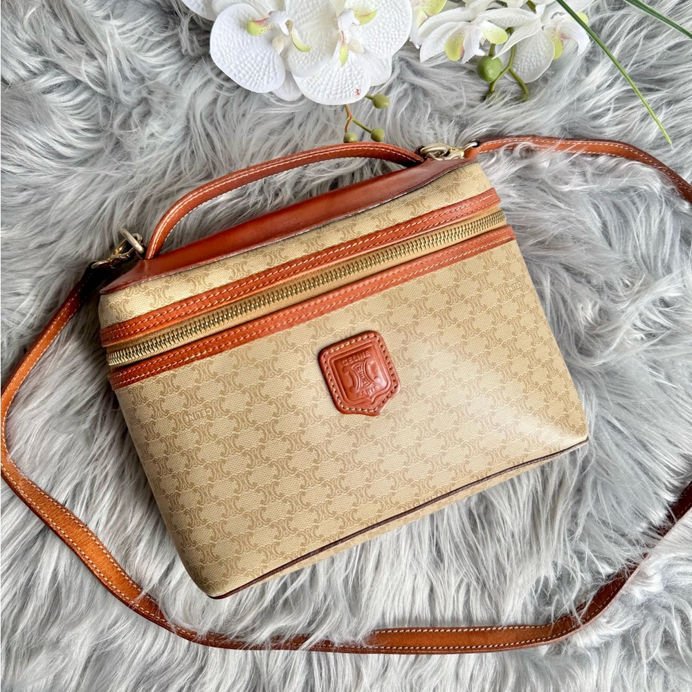 Authentic vintage Celine vanity crossbody bag